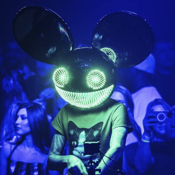 DEADMAU5 MENS BLACK TEE - Picture 3 of 3